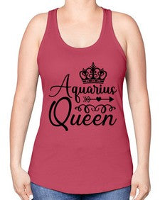 Aquarius queen 74# - aquarius -Racerback Tank