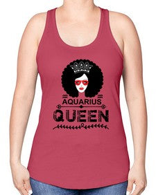 Aquarius queen 75# - aquarius -Racerback Tank