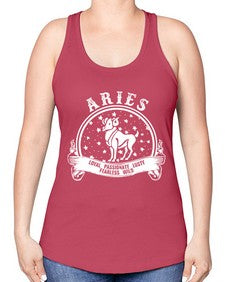 Aries 2# - aries -Racerback Tank