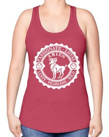 Aries 4# - aries -Racerback Tank