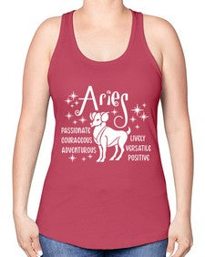 Aries 99# - aries -Racerback Tank