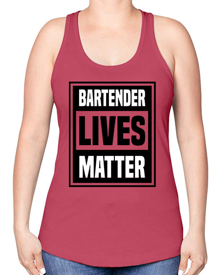 BARTENDER Style 55# - bartender -Racerback Tank