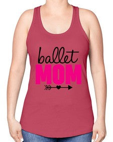Ballet mom 76# - ballet -Racerback Tank