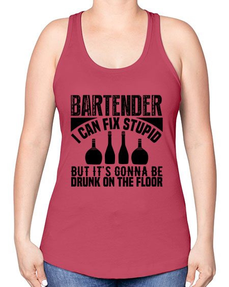 Bartender I can fix Style 54# - bartender -Racerback Tank