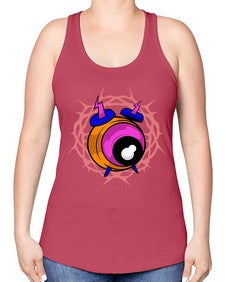 Bastard alarm 10# - cartoon general -Racerback Tank