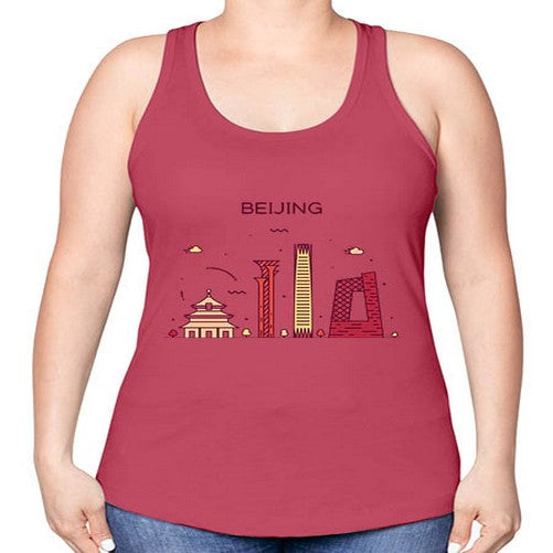 Beijing 428# - cities -Racerback Tank