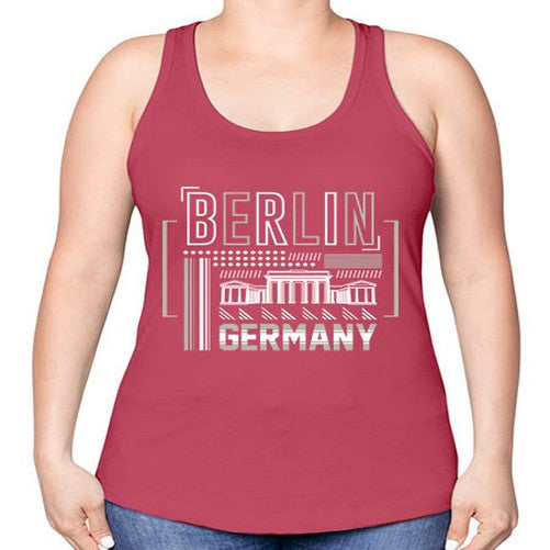 Berlin 446# - cities -Racerback Tank