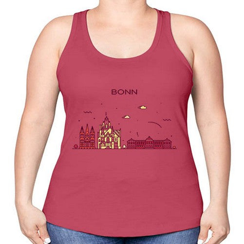 Bonn 474# - cities -Racerback Tank