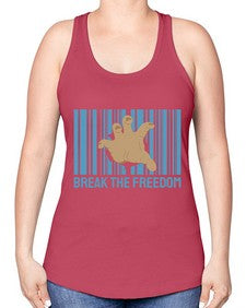 Break the Freedom 25# - internet -Racerback Tank