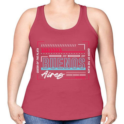 Buenos Aires 513# - cities -Racerback Tank
