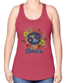 Cancer 125# - cancer -Racerback Tank