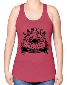 Cancer 13# - cancer -Racerback Tank