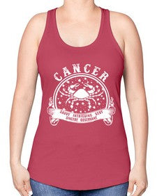 Cancer 14# - cancer -Racerback Tank