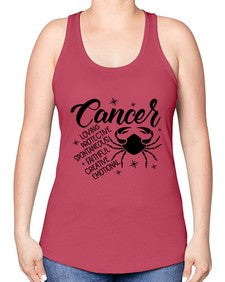 Cancer 151# - cancer -Racerback Tank
