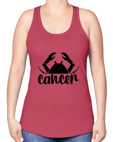 Cancer 156# - cancer -Racerback Tank