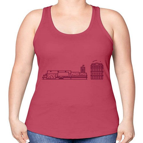 Cannes 544# - cities -Racerback Tank