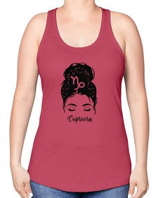 Capricorn Woman - capricorn -Racerback Tank
