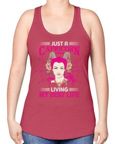 Capricorn chick 193# - capricorn -Racerback Tank
