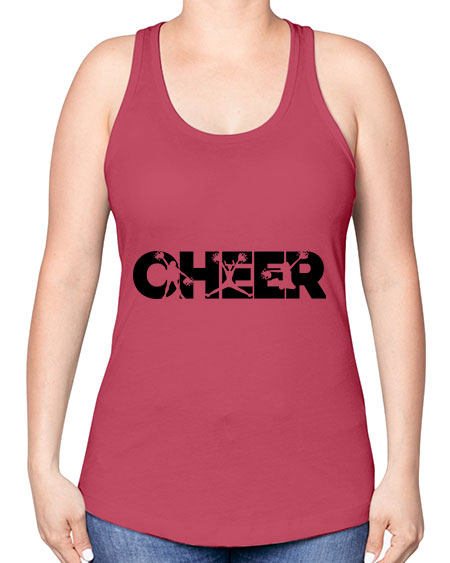 Cheer 1394# - cheer -Racerback Tank