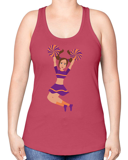Cheerleader 16# - cheer -Racerback Tank