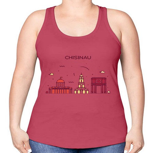 Chisinau 579# - cities -Racerback Tank