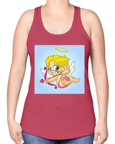 Cupid 79# - cartoon general -Racerback Tank