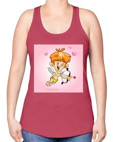 Cupid 80# - cartoon general -Racerback Tank