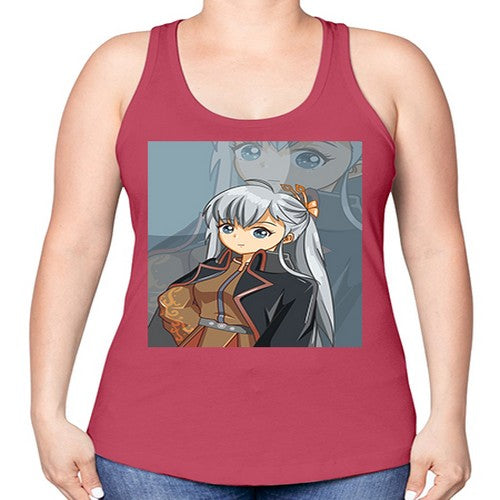 Cute princess game 65# - anime -Racerback Tank