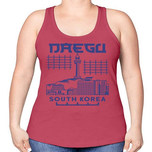 Daegu 641# - cities -Racerback Tank