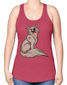 dog 98# - dogs -Racerback Tank
