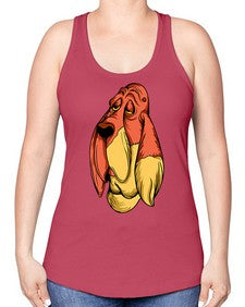 dog 99# - dogs -Racerback Tank