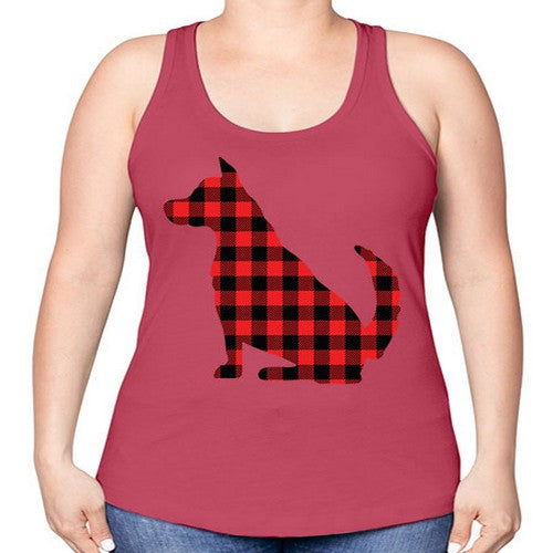 Dog Style 105# - dogs -Racerback Tank