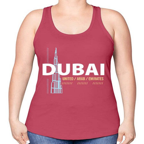 Dubai 687# - cities -Racerback Tank