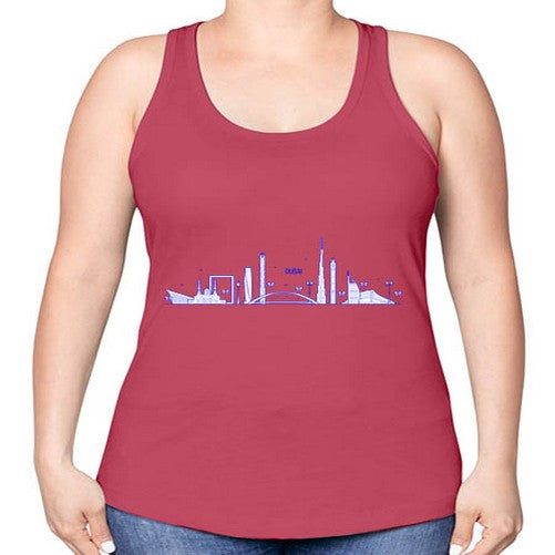 Dubai 689# - cities -Racerback Tank