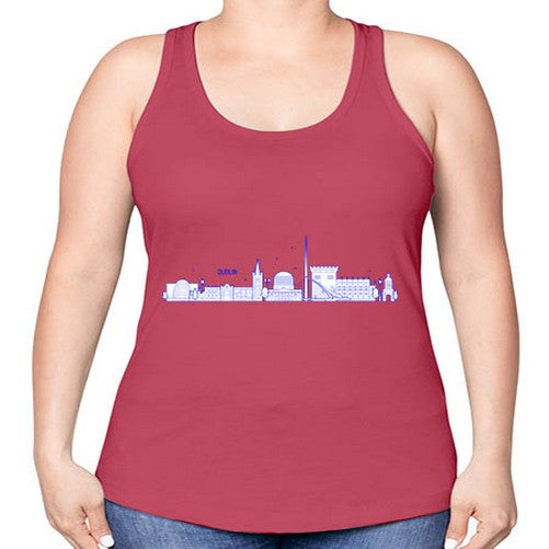 Dublin 695# - cities -Racerback Tank