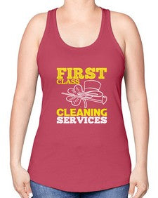 First class cleaning service Style 159# - cleaner -Racerback Tank