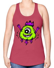 Forever thunder 127# - cartoon general -Racerback Tank