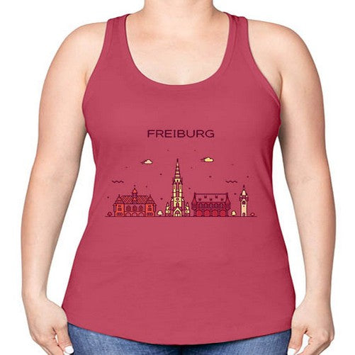 Freiburg 748# - cities -Racerback Tank