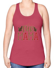 Fur Mama Style 13# - cats -Racerback Tank