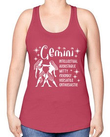 Gemini 221# - gemini -Racerback Tank