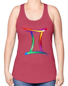 Gemini 222# - gemini -Racerback Tank