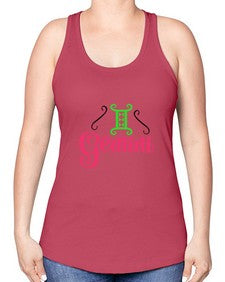 Gemini 224# - gemini -Racerback Tank