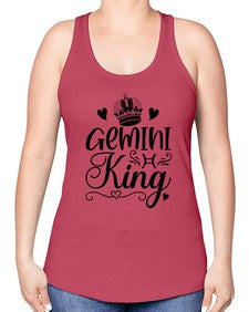 Gemini king 228# - gemini -Racerback Tank
