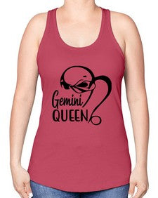 Gemini queen 231# - gemini -Racerback Tank