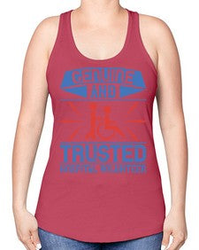 Genuine and Trusted Hospital Volunteer Style 2# - volunteer -Racerback Tank