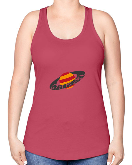 Givemespace 27# - space -Racerback Tank