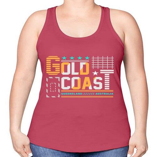 Gold Coast 778# - cities -Racerback Tank