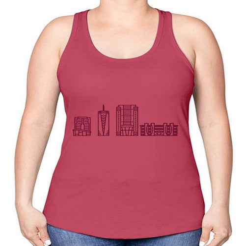 Gurgaon 798# - cities -Racerback Tank
