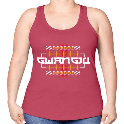 Gwangju 801# - cities -Racerback Tank