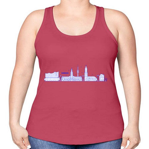 Hamburg 808# - cities -Racerback Tank